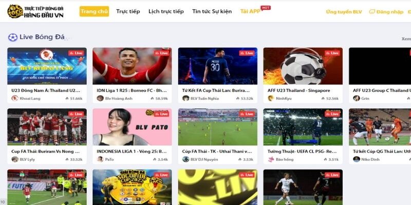 Trang web cung cấp lịch thi đấu bóng đá nhanh nhất